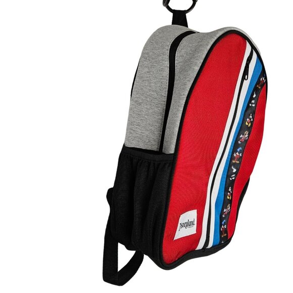 Disneyland Resort Backpack Stripe Multi Packet Mickey Mouse Fantasia Sorcerer - Picture 4 of 9